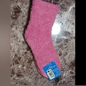 Spa Sport Pink Fuzzy Socks